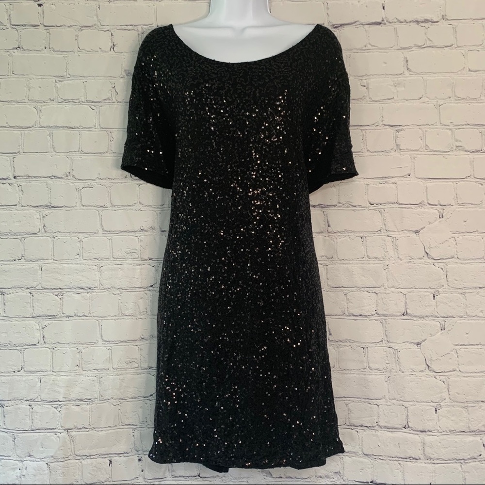 Victoria Secret black sequin Sparkly dress
